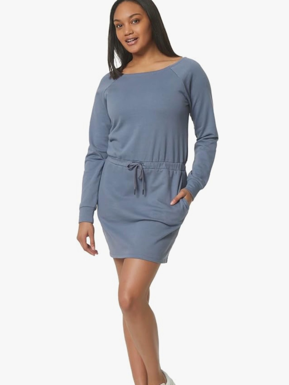 MNY MARC NEW YORK PERFORMANCE CASUAL ATHLEISURE SWEATSHIRT DRESS